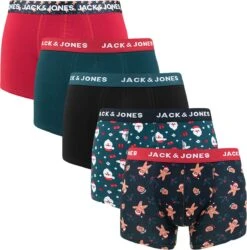 JACK&JONES JACDASH TRUNKS 5 PACK Heren Onderbroek - Maat L -Merkloos Soldes 1187x1200