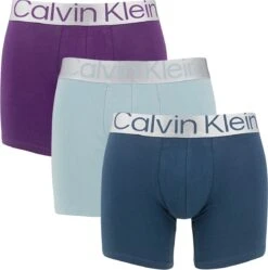 Calvin Klein Reconsidered Steel 3P Long Boxers Multi II - L