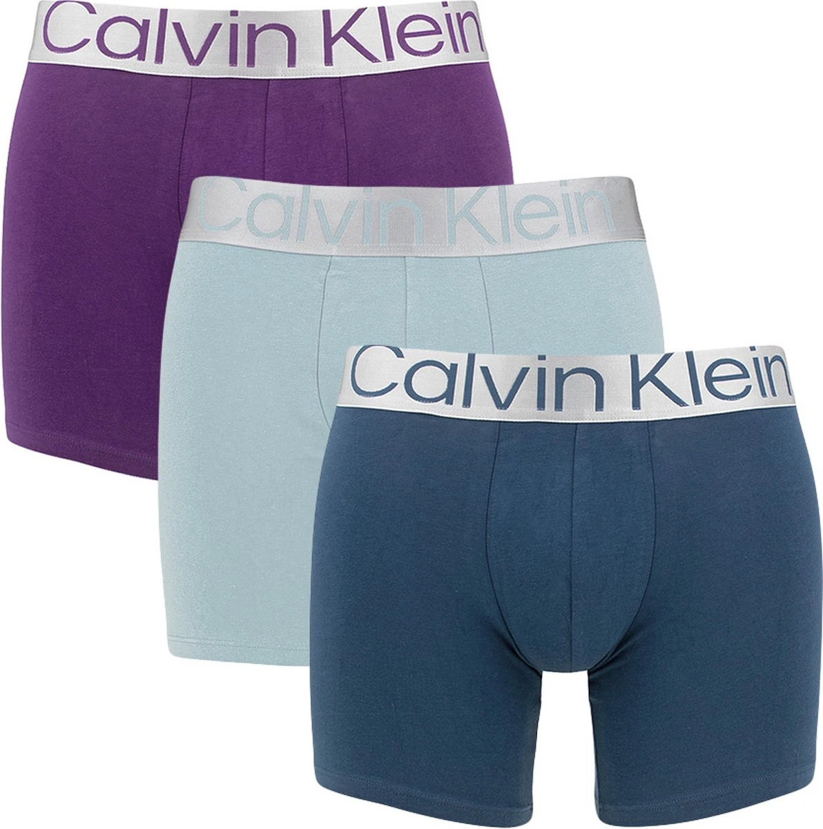 Calvin Klein Reconsidered Steel 3P Long Boxers Multi II - L 3 Calvin Klein Reconsidered Steel 3P Long Boxers Multi II - L