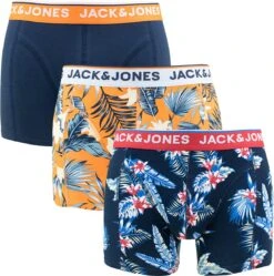 JACK&JONES JACTROPICAL FLOWERS TRUNKS 3 PACK Heren Onderbroek - Maat L -Merkloos Soldes 1192x1200 4