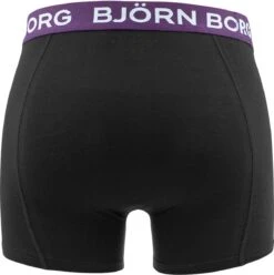 Björn Borg Boxershorts Essential (3 Pack) - Cotton Stretch Boxers Normale Lengte - Zwart - Grijs En Bordeaux - Maat: L -Merkloos Soldes 1195x1200 5