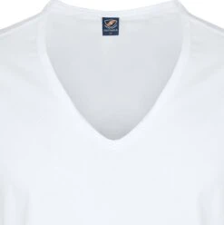 Suitable - T-shirt Wit Diepe V-hals Vitaru Stretch 2 Pack - Maat L - Slim-fit -Merkloos Soldes 1196x1200 4