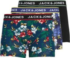 JACK&JONES JACFLOWER TRUNKS 3 PACK.NOOS Heren Onderbroek - Maat L 33 JACK&JONES JACFLOWER TRUNKS 3 PACK.NOOS Heren Onderbroek - Maat L -Merkloos Soldes 1200x1001 2