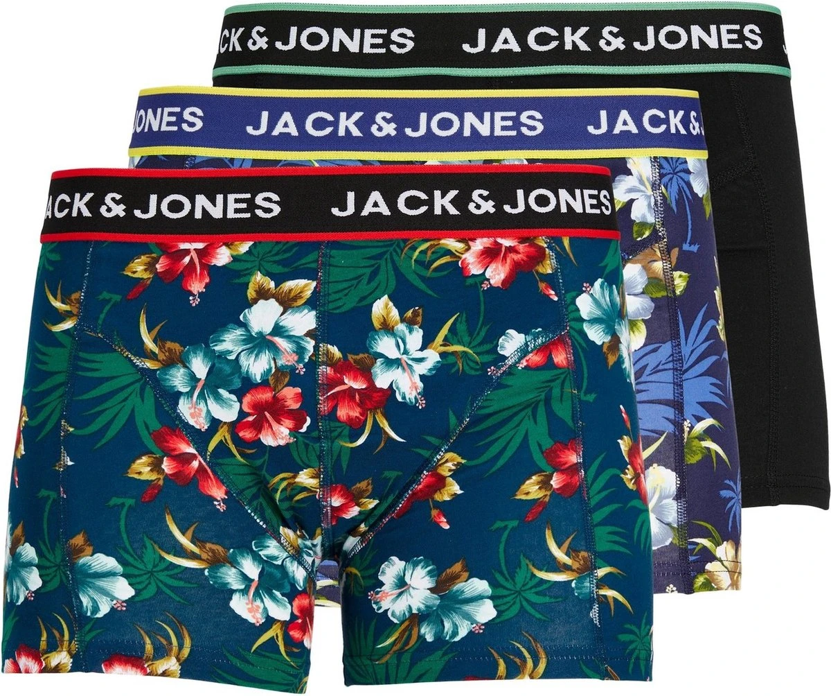 JACK&JONES JACFLOWER TRUNKS 3 PACK.NOOS Heren Onderbroek - Maat L 14 JACK&JONES JACFLOWER TRUNKS 3 PACK.NOOS Heren Onderbroek - Maat L – Image 12