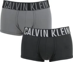 Calvin Klein INTENSE POWER Micro Low Rise Trunk (2-pack) - Microfiber Heren Boxer Kort - Zwart En Grijs - Maat: M -Merkloos Soldes 1200x1013 1