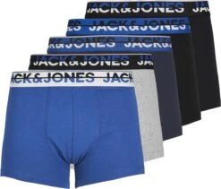 JACK&JONES JACKODA TRUNKS 5 PACK Heren Onderbroek - Maat M