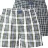 TOM TAILOR Heren Boxershorts Geweven Wijd Model Met Gulp (2-pack) - Donkergroen Geruit - Maat: XL -Merkloos Soldes 1200x1058
