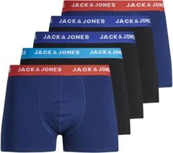JACK&JONES JACLEE TRUNKS 5 PACK NOOS Heren Onderbroek - Maat XL -Merkloos Soldes 1200x1059