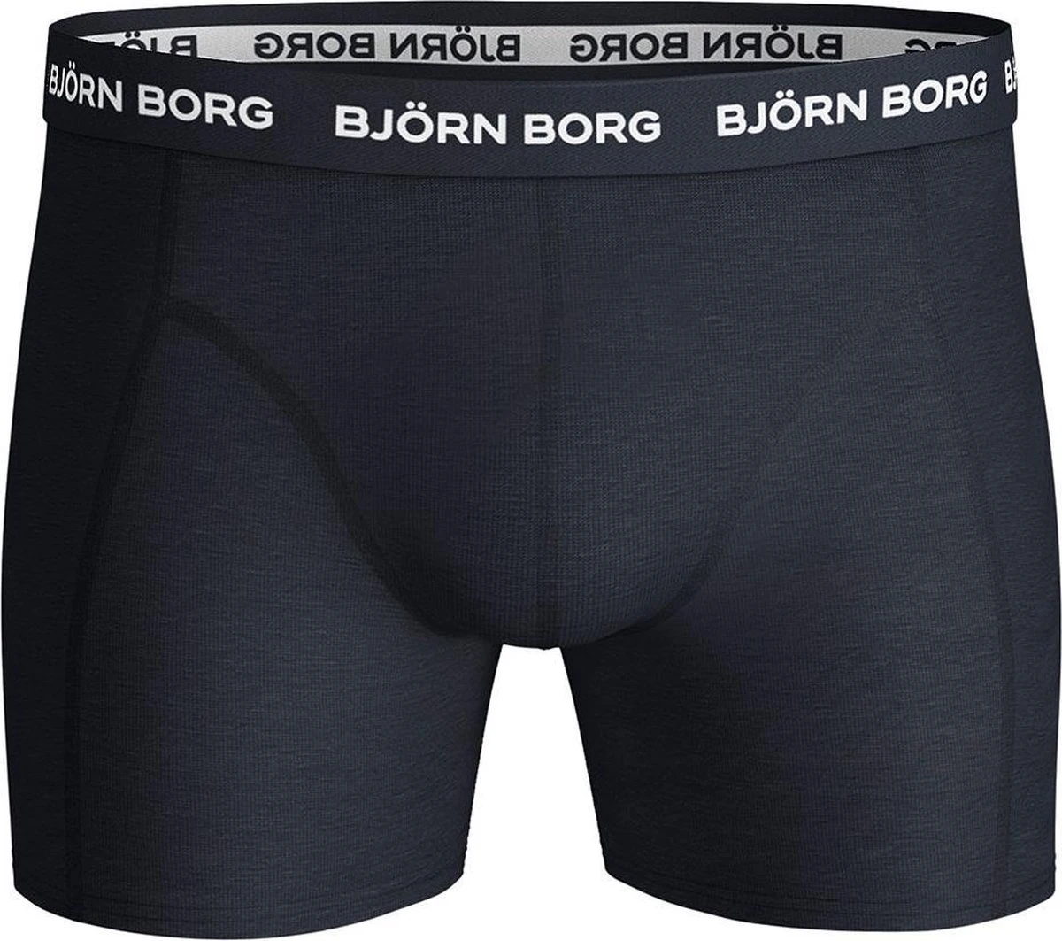 Bjorn Borg Solid Essential Heren Boxershort-3P-Zwart-Maat L 7 Bjorn Borg Solid Essential Heren Boxershort-3P-Zwart-Maat L – Image 5