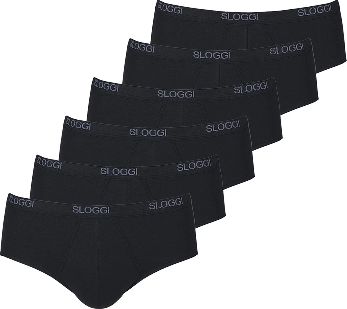 Sloggi Heren Slip / Onderbroek 6 Pack Basic 3 Sloggi Heren Slip / Onderbroek 6 Pack Basic