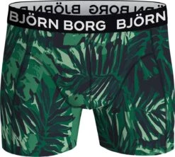 Björn Borg Boxershort Cotton Stretch- Onderbroeken - Boxer - 5 Stuks - Heren - Maat L - Groen/Zwart -Merkloos Soldes 1200x1080 1