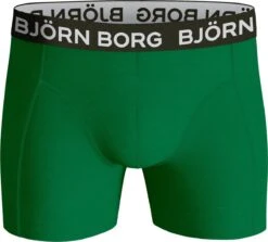 Björn Borg Boxershort Cotton Stretch- Onderbroeken - Boxer - 5 Stuks - Heren - Maat L - Groen/Zwart -Merkloos Soldes 1200x1081