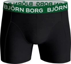 Björn Borg Boxershort Cotton Stretch- Onderbroeken - Boxer - 5 Stuks - Heren - Maat L - Groen/Zwart -Merkloos Soldes 1200x1083 4