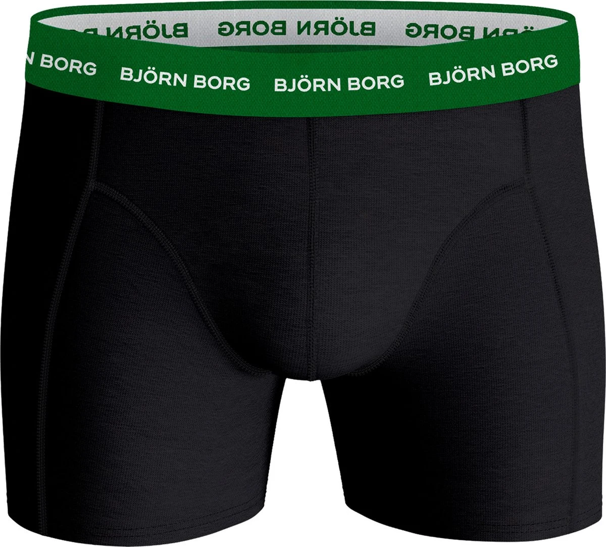 Björn Borg Boxershort Cotton Stretch- Onderbroeken - Boxer - 5 Stuks - Heren - Maat XL - Groen/Zwart 6 Björn Borg Boxershort Cotton Stretch- Onderbroeken - Boxer - 5 Stuks - Heren - Maat XL - Groen/Zwart – Image 4