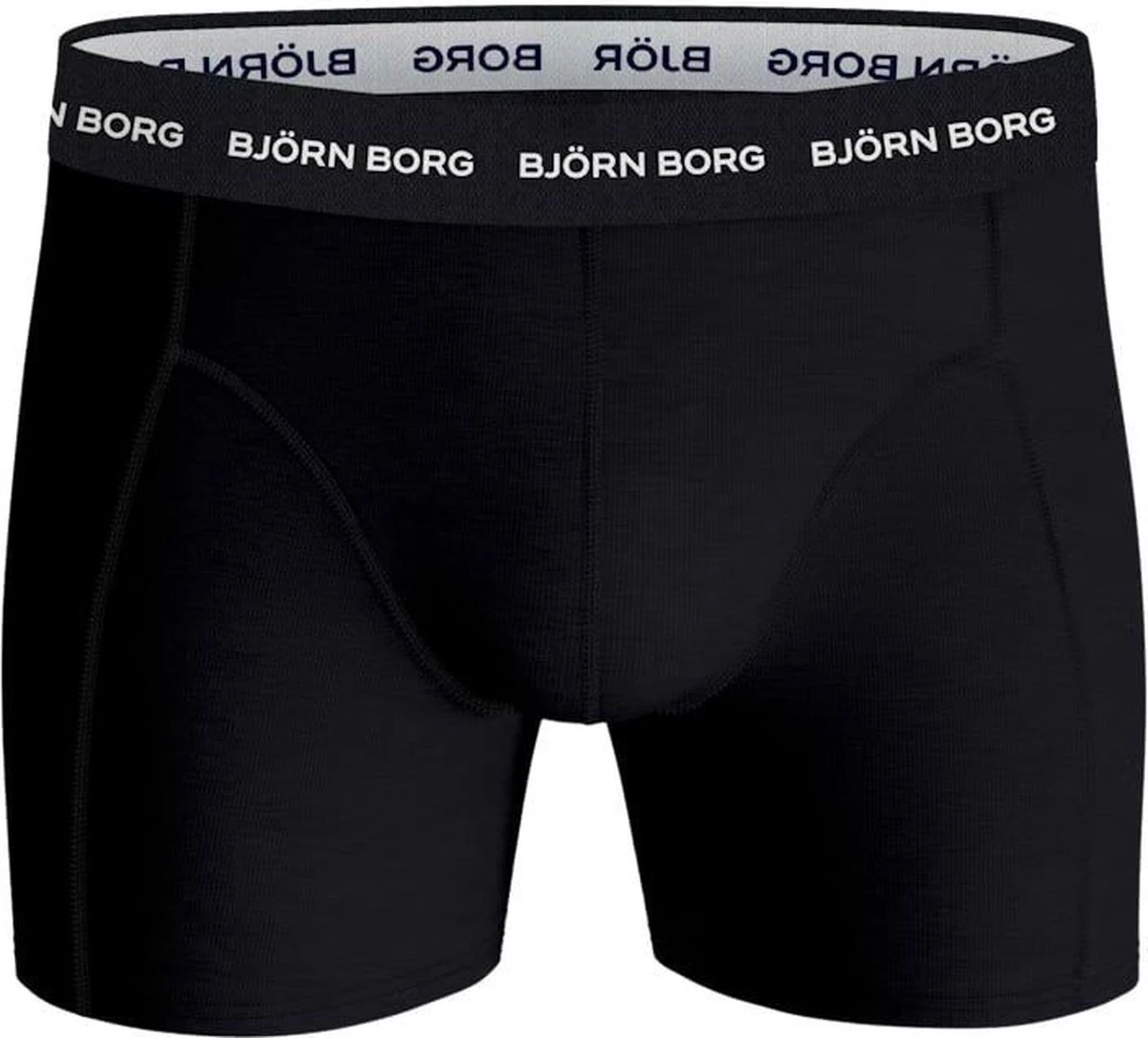 Bjorn Borg Onderbroek - 5P - Mannen - Zwart/grijs/blauw - Maat S 5 Bjorn Borg Onderbroek - 5P - Mannen - Zwart/grijs/blauw - Maat S – Image 3