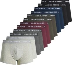 JACK&JONES ACCESSORIES JACSOLID TRUNKS 12 PACKS Heren Onderbroek - Maat S -Merkloos Soldes 1200x1091 1