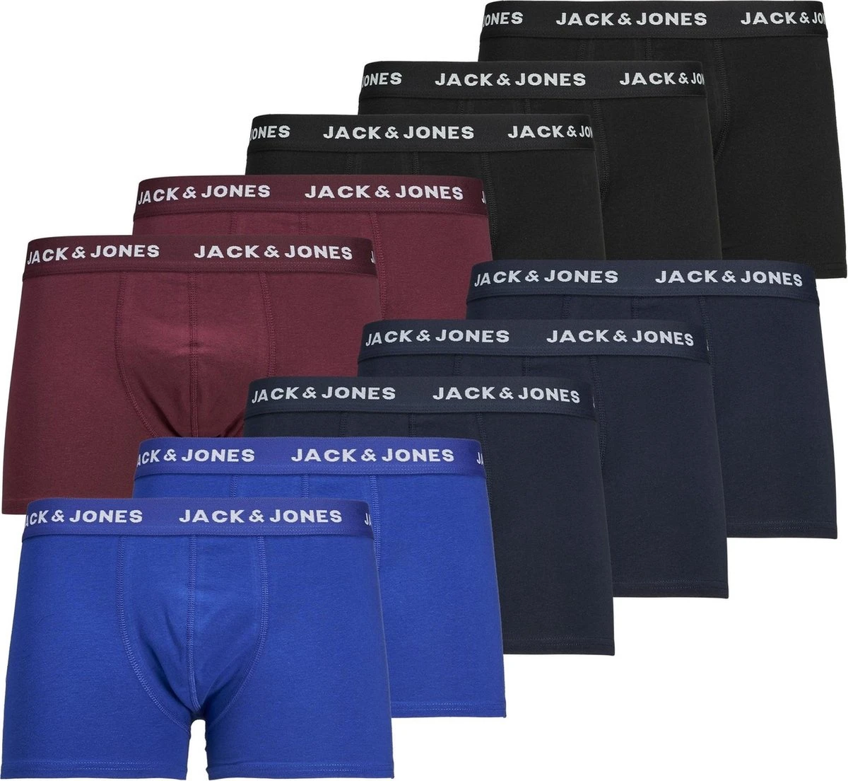 JACK&JONES JACFORST TRUNKS 10 PACK Heren Onderbroek - Maat M 3 JACK&JONES JACFORST TRUNKS 10 PACK Heren Onderbroek - Maat M