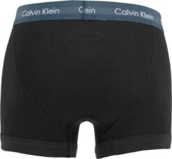 Calvin Klein Trunks (3-pack) - Heren Boxers Normale Lengte - Zwart Met Gekleurde Tailleband - Maat: L -Merkloos Soldes 1200x1107 1