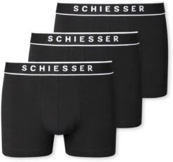 Schiesser 95/5 Organic Heren Shorts - Zwart - 3 Pack - Maat M 17 Schiesser 95/5 Organic Heren Shorts - Zwart - 3 Pack - Maat M -Merkloos Soldes 1200x1121 1