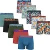 Heren Katoenen Boxershort 10 - Pack Met Print L
