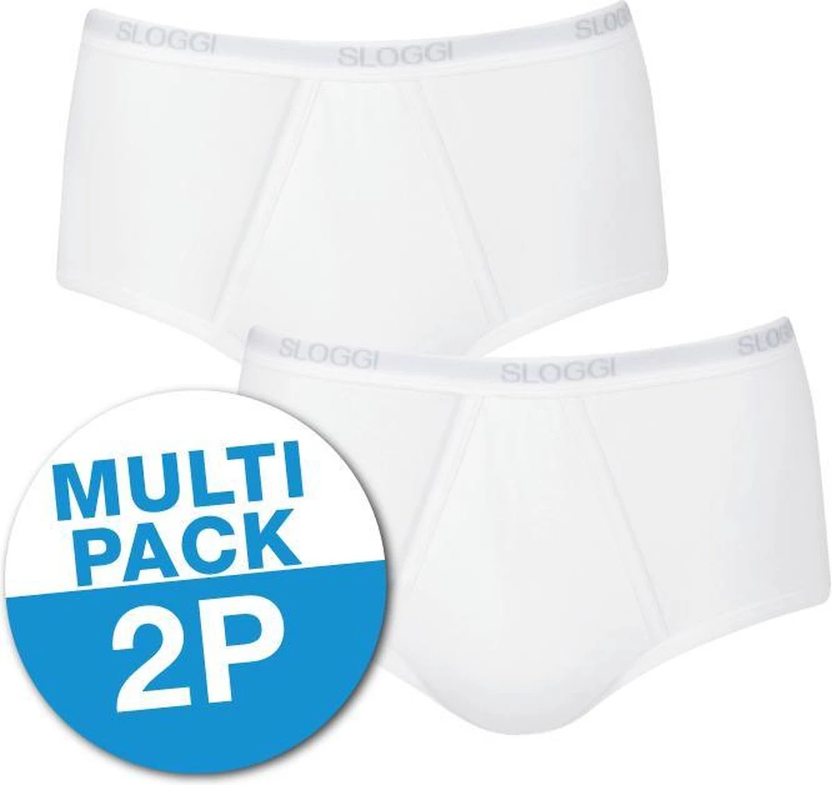 Sloggi Men Basic Heren Maxi Slip - 2-pack - Wit - Maat L 6 Sloggi Men Basic Heren Maxi Slip - 2-pack - Wit - Maat L – Image 5