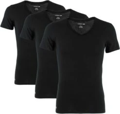 Lacoste Heren 3-pack Ondershirt - Black - Maat L -Merkloos Soldes 1200x1136