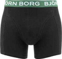 Björn Borg Boxershorts Essential (3 Pack) - Cotton Stretch Boxers Normale Lengte - Zwart - Donkerblauw En Print - Maat: L -Merkloos Soldes 1200x1140