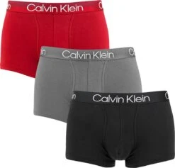 Calvin Klein - Heren - 3-Pack Trunk - Blauw - L