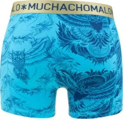 Muchachomalo Night Owl - Onderbroeken Heren - Boxershorts Heren - Blauw Met Print - 3 Pack - Maat L -Merkloos Soldes 1200x1160 6
