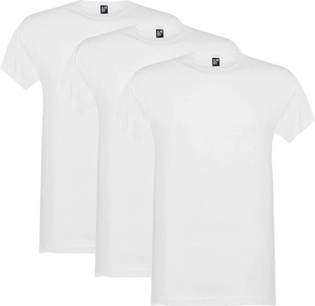 Alan Red Derby 3-pack O-hals Shirts Wit - Maat M 8 Alan Red Derby 3-pack O-hals Shirts Wit - Maat M – Image 6