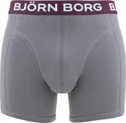Björn Borg Boxershorts Essential (3 Pack) - Cotton Stretch Boxers Normale Lengte - Zwart - Grijs En Bordeaux - Maat: L -Merkloos Soldes 1200x1166 4