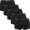 Calvin Klein Low Rise Trunks (5-pack) - Lage Korte Boxers - Zwart Met Zwarte Tailleband - Maat: L