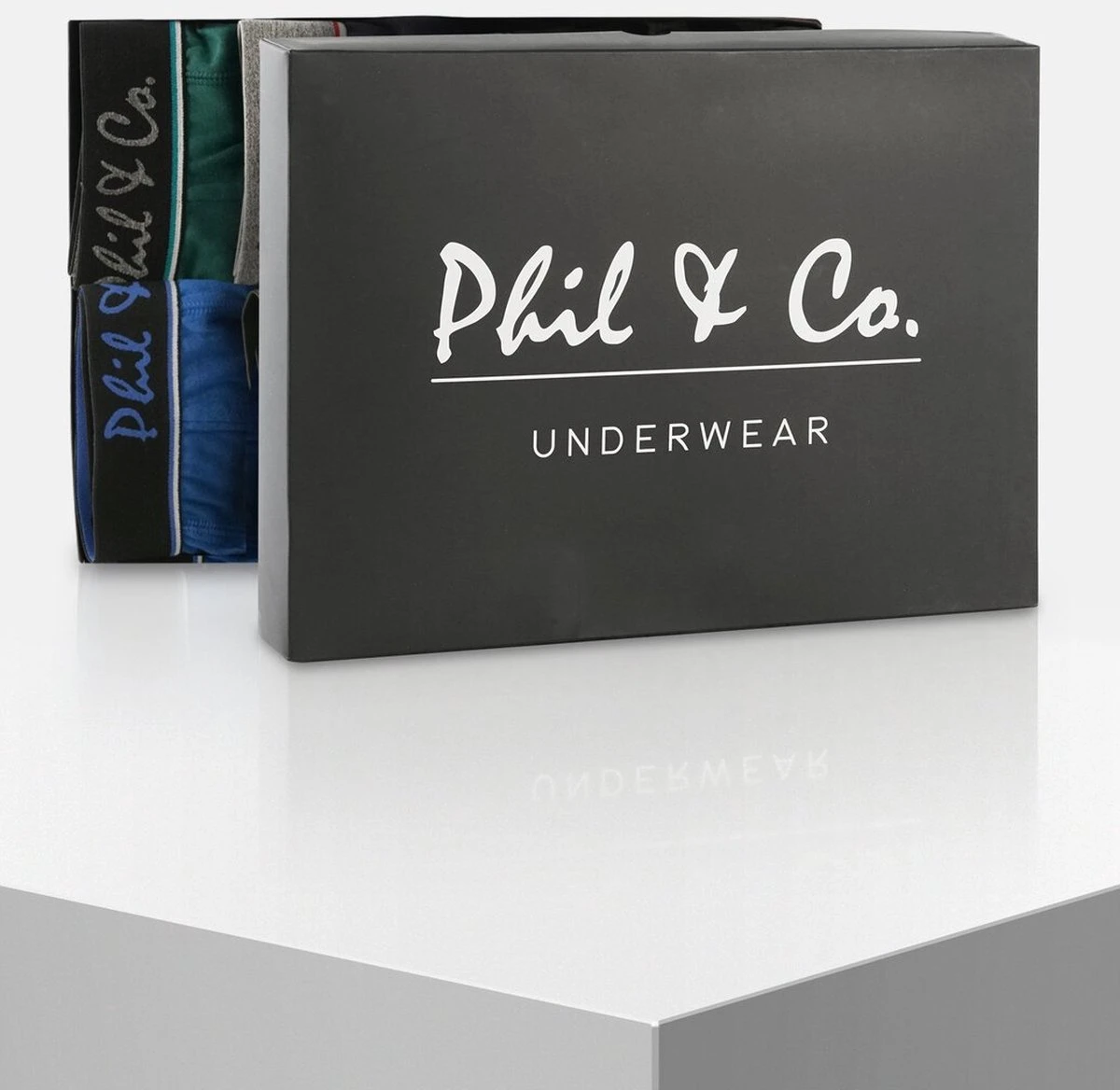 Phil & Co Boxershorts Heren Multipack 8-Pack Groen Blauw Zwart Antraciet - Maat 3XL | Onderbroek 7 Phil & Co Boxershorts Heren Multipack 8-Pack Groen Blauw Zwart Antraciet - Maat 3XL | Onderbroek – Image 5