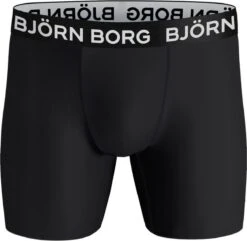 Bjorn Borg - Performance Boxers 3-Pack Zwart Groen - Maat XL - Body-fit -Merkloos Soldes 1200x1170