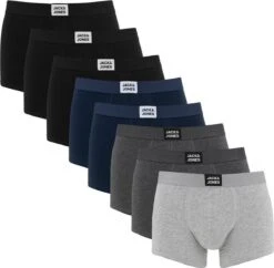 Jack & Jones Effen Boxershorts Heren Multipack JACBASIC PLAIN 8-Pack - Maat L -Merkloos Soldes 1200x1174