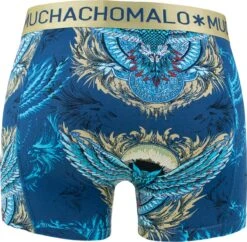 Muchachomalo Night Owl - Onderbroeken Heren - Boxershorts Heren - Blauw Met Print - 3 Pack - Maat L -Merkloos Soldes 1200x1176 3