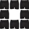 Belucci Heren Boxershorts - 8-pack - Zwart Maat XL/XXL