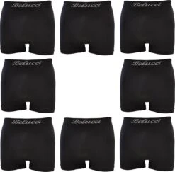 Belucci Heren Boxershorts - 8-pack - Zwart Maat XL/XXL