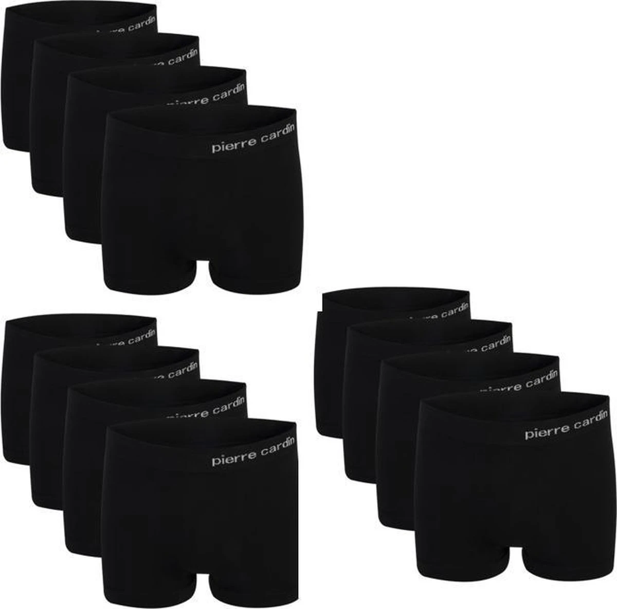 Pierre Cardin - Heren Onderbroeken 12-Pack Seamless Boxers - Zwart - Maat XL 3 Pierre Cardin - Heren Onderbroeken 12-Pack Seamless Boxers - Zwart - Maat XL
