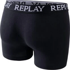 Replay - Heren Onderbroeken 3-Pack Basic Boxers - Zwart - Maat XL -Merkloos Soldes 1200x1191 1