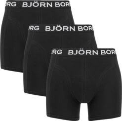 Björn Borg Boxershort Essential - Onderbroeken - Boxer - 3 Stuks - Heren - Maat L - Zwart -Merkloos Soldes 1200x1191 2