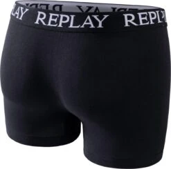 Replay - Heren Onderbroeken 3-Pack Basic Boxers - Zwart - Maat L -Merkloos Soldes 1200x1192 1