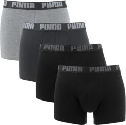 Puma Basic Boxer Heren Onderbroek - 4-pack - Maat XL -Merkloos Soldes 1200x1192 4