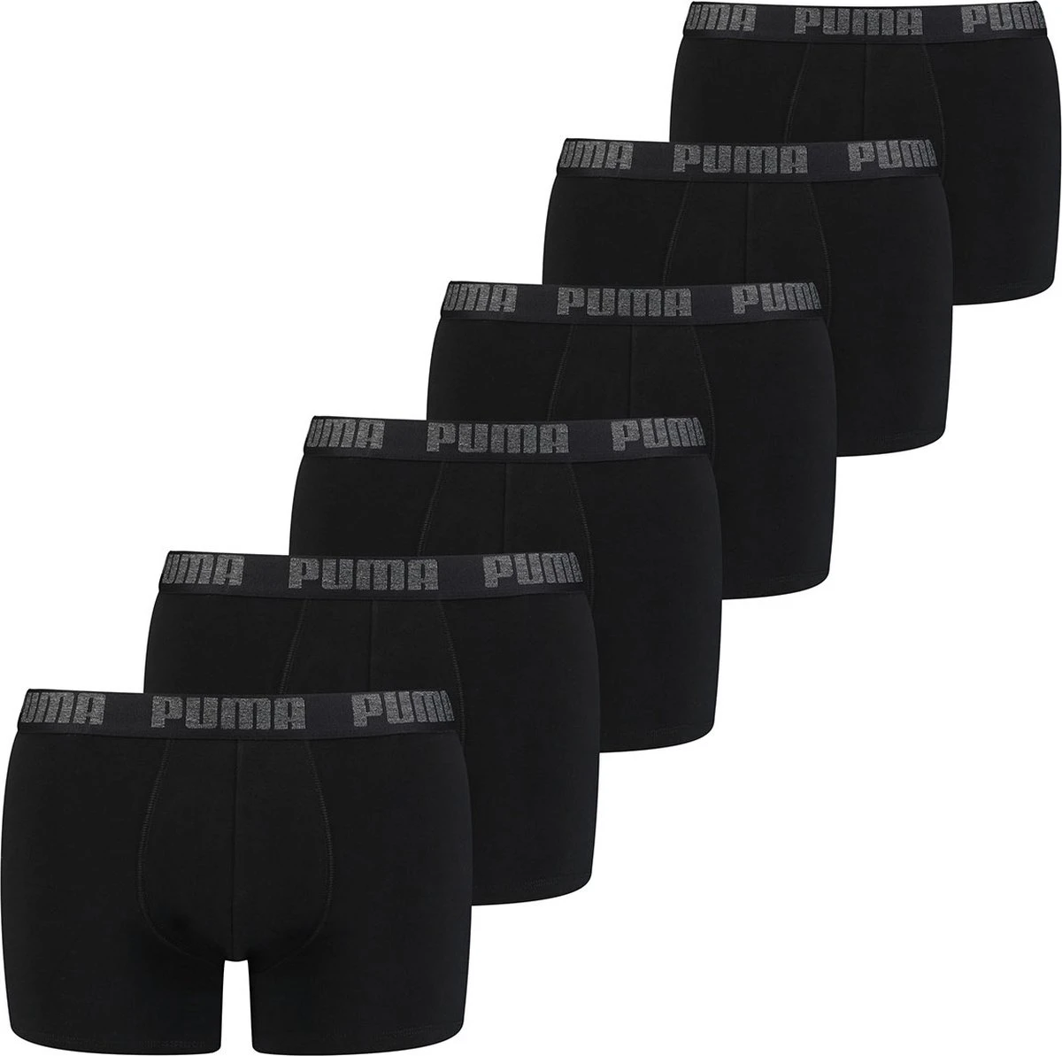 Puma Basic Boxer Heren Onderbroek - 6-pack - Maat M 3 Puma Basic Boxer Heren Onderbroek - 6-pack - Maat M