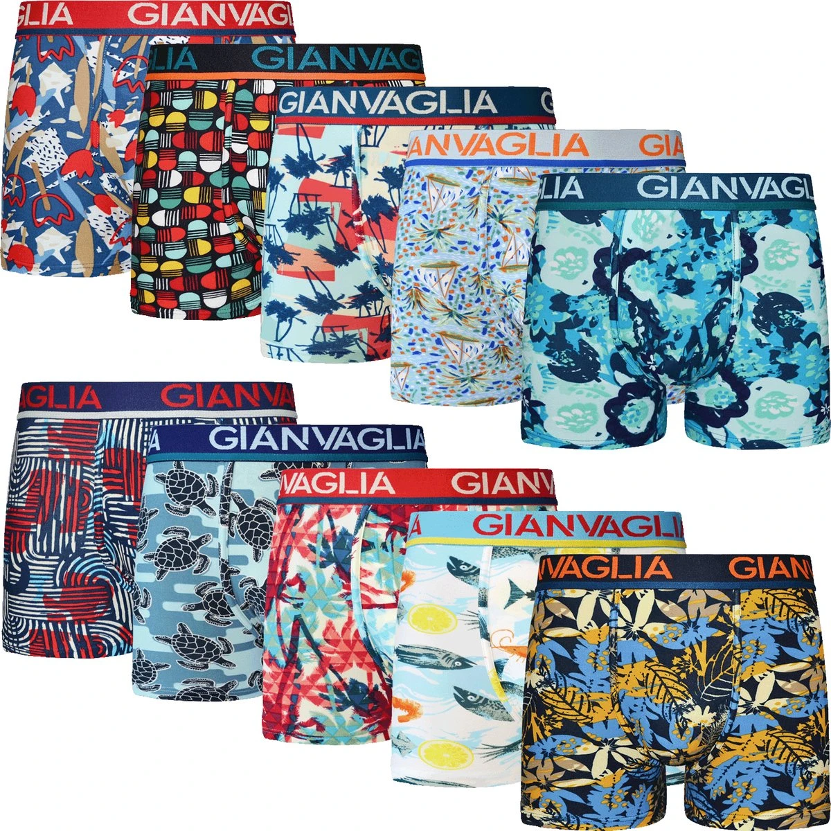 Merkloos 10 PACK Boxershort Heren | Katoen | Maat XXL | Meerkleurig | Ondergoed Heren | Onderbroeken Heren | 3 Merkloos 10 PACK Boxershort Heren | Katoen | Maat XXL | Meerkleurig | Ondergoed Heren | Onderbroeken Heren |