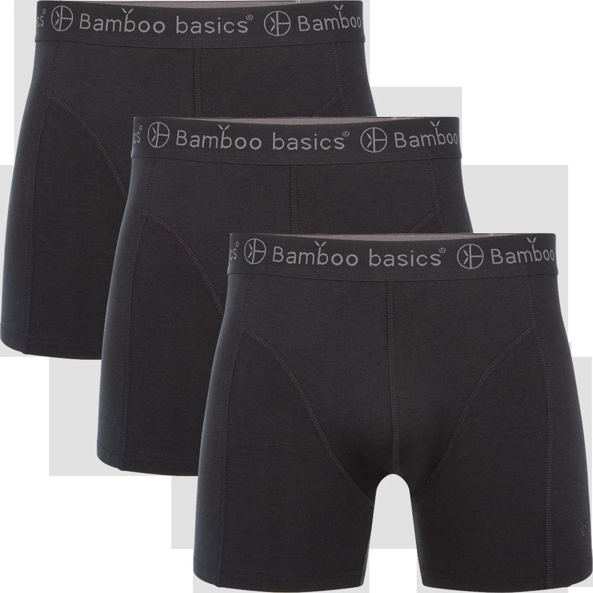 Bamboo Basics - Boxershorts Rico (3-pack) Heren - Zwart - XL 3 Bamboo Basics - Boxershorts Rico (3-pack) Heren - Zwart - XL