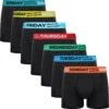 Merkloos 7 PACK Boxershort Heren | Katoen | Maat L | Zwart | All Days | Ondergoed Heren | Onderbroeken Heren | -Merkloos Soldes 1200x1200 165