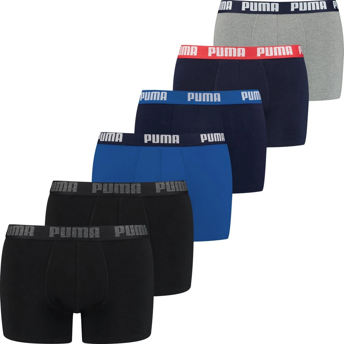 Puma Basic Boxer Heren Onderbroek - 6-pack - Maat L 3 Puma Basic Boxer Heren Onderbroek - 6-pack - Maat L