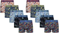 Merkloos 10 PACK Boxershort Heren | Katoen | Maat XL | Dieren | Print | Ondergoed Heren | Onderbroeken Heren |