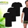 Bamboo Essentials - T Shirt Heren - Ronde Hals - 3 Stuks - Zwart - XL - Bamboe - Ondershirt Heren - Extra Lang - Anti Zweet T-shirt Heren -Merkloos Soldes 1200x800 5